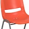 Flash Furniture Orange Shell Stack Chair RUT-EO1-OR-GG - alternate 7